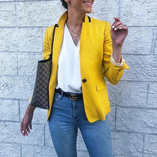 The Mellow Yellow Blazer